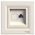 SCHNEIDER EPH4700123 ASFORA 1xRJ45 Cat6 UTP socket, beige