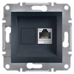   SCHNEIDER EPH5000171 ASFORA 1xRJ45 Cat5e STP aljzat, antracit