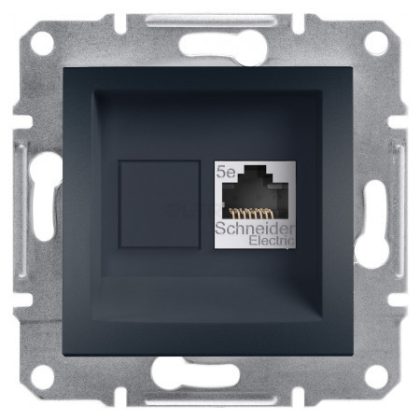  SCHNEIDER EPH5000171 ASFORA 1xRJ45 Cat5e STP aljzat, antracit