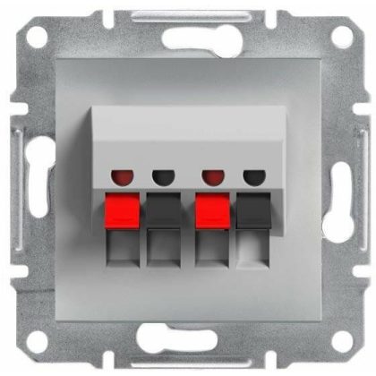   SCHNEIDER EPH5700161 ASFORA Hangszóró csatlakozó, dupla, alumínium