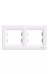 SCHNEIDER EPH5800221 ASFORA Kettes keret, vízszintes, fehér