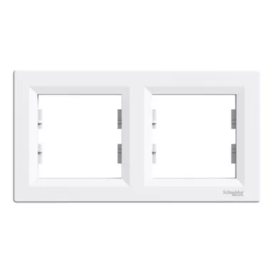 SCHNEIDER EPH5800221 ASFORA Kettes keret, vízszintes, fehér