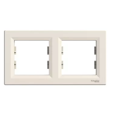 SCHNEIDER EPH5800223 ASFORA Kettes keret, vízszintes, bézs