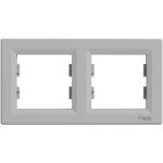   SCHNEIDER EPH5800261 ASFORA Double frame, horizontal, aluminum
