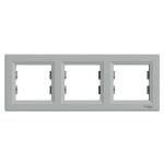   SCHNEIDER EPH5800361 ASFORA Triple frame, horizontal, aluminum