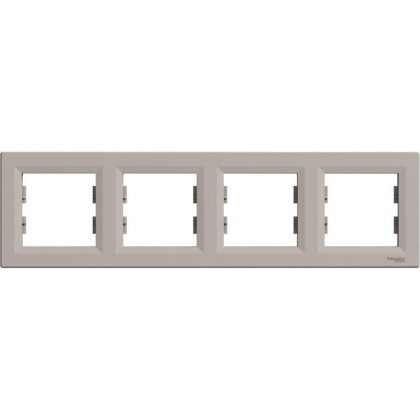 SCHNEIDER EPH5800469 ASFORA Four frames, horizontal, bronze