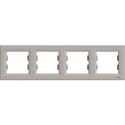 SCHNEIDER EPH5800469 ASFORA Négyes keret, vízszintes, bronz