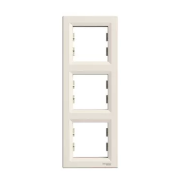 SCHNEIDER EPH5810323 ASFORA Hármas keret, függőleges, bézs