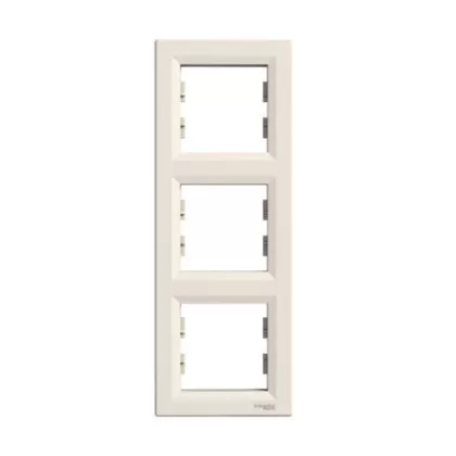   SCHNEIDER EPH5810323 ASFORA Hármas keret, függőleges, bézs
