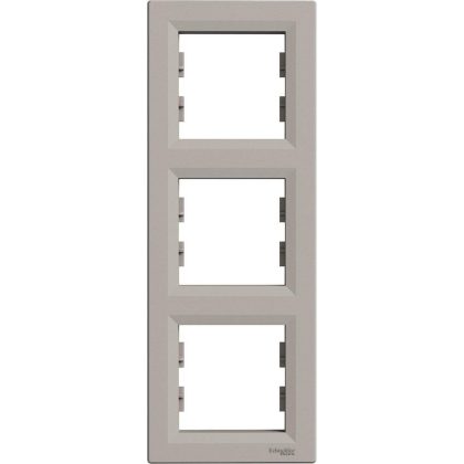 SCHNEIDER EPH5810369 ASFORA Triple frame, vertical, bronze