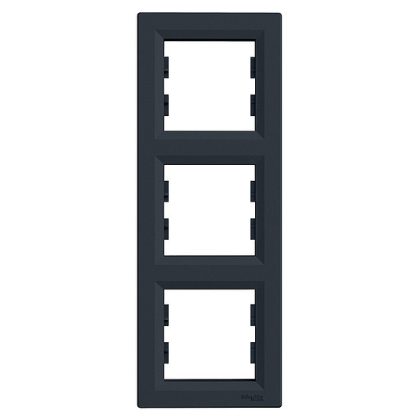  SCHNEIDER EPH5810371 ASFORA Triple frame, vertical, anthracite