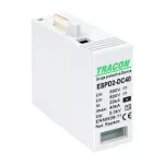   TRACON ESPD2-DC40-600V T2 DC típusú V túlfeszültség levezető betét 600V Ucpv: 800V; In:20kA; Imax:40kA; Up:2,6kV; Var