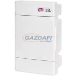   ETI 001100143 ECM4PO DIDO-E 1x4 modulos elosztó szekrény, süllyesztett, teli ajtó