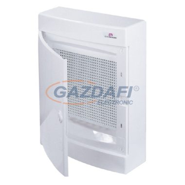 ETI 001100212 ECT24MEDIAPO média szekrény, falra szerelhető, fehér ajtóval, p