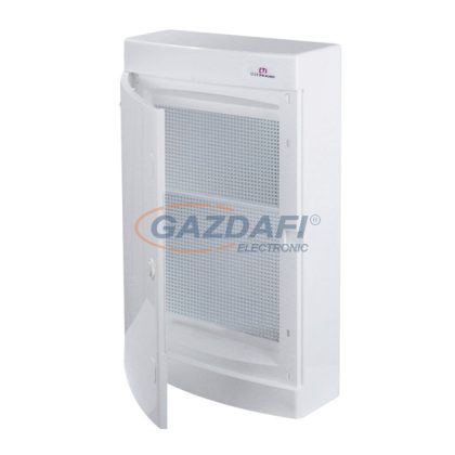   ETI 001100213 ECT36MEDIAPO média szekrény, falra szerelhető, fehér ajtóval, p