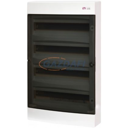  ETI 001100270 ECT 4x18PT DIDO-E 3x18 modulos elosztó szekrény, falra szerelhető, átlátszó ajtó