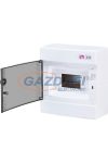 ETI 001101000 ECT8PT (4+4) DIDO-E 1x8 modulos elosztó szekrény, falra szerelhető