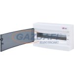   ETI 001101002 ECT18PT DIDO-E 1x18 modulos elosztó szekrény, falra szerelhető, átlátszó ajtó