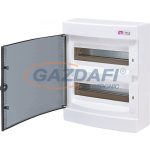   ETI 001101003 ECT24PT DIDO-E 2x12 modulos elosztó szekrény, falra szerelhető, átlátszó ajtó