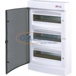   ETI 001101004 ECT36PT DIDO-E 3x12 modulos elosztó szekrény, falra szerelhető, átlátszó ajtó