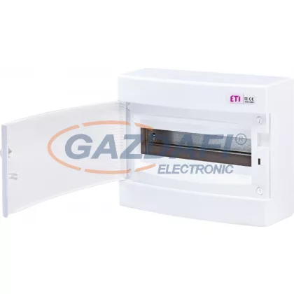   ETI 001101006 ECT12PO DIDO-E 1x12 modulos elosztó szekrény, falra szerelhető, teli ajtó