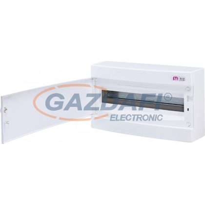   ETI 001101007 ECT18PO DIDO-E 1x18 modulos elosztó szekrény, falra szerelhető, teli ajtó
