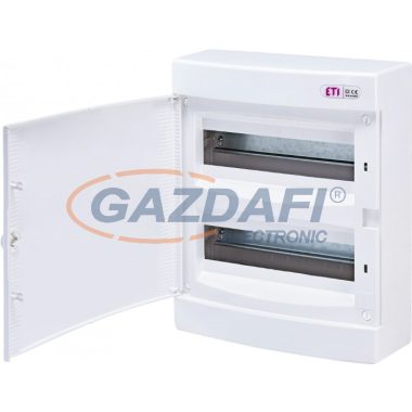 ETI 001101008 ECT24PO DIDO-E 2x12 modulos elosztó szekrény, falra szerelhető, teli ajtó