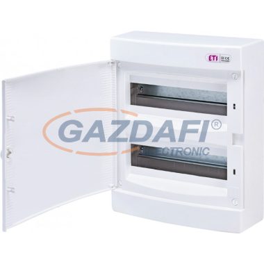ETI 001101008 ECT24PO DIDO-E 2x12 modulos elosztó szekrény, falra szerelhető, teli ajtó