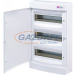   ETI 001101009 ECT36PO DIDO-E 3x12 modulos elosztó szekrény, falra szerelhető, teli ajtó