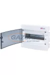 ETI 001101011 ECM12PT DIDO-E 1x12 modulos elosztó szekrény, süllyesztett, átlátszó ajtó ETI 001101011 ECM12PT DIDO-E 1x12 modulos elosztó szekrény, süllyesztett, átlátszó ajtó
