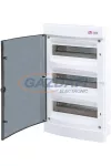 ETI 001101013 ECM36PT DIDO-E 3x12 modulos elosztó szekrény, süllyesztett, átlátszó ajtó