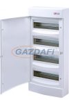 ETI 001101021 ECT48PO DIDO-E 4x12 modulos elosztó szekrény, falra szerelhet, fehér ajtó