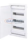 ETI 001101027 ECG42 42 modulos elosztó szekrény, süllyesztett, fehér fémajtóval