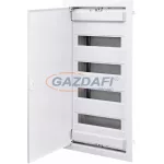   ETI 001101028 ECG56 56 modulos elosztó szekrény, süllyesztett, fehér fémajtóval