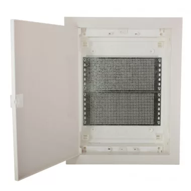 ETI 001101187 ECG28MEDIAPT elosztó átlátszó ajtóval multimédiás alkalmazásokhoz, 2 sor