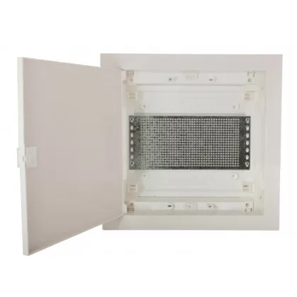 ETI 001101189 ECG14MEDIAPO elosztó fehér műanyag ajtóval multimédiás alkalmazásokhoz, 1 sor ETI 001101189 ECG14MEDIAPO elosztó fehér műanyag ajtóval multimédiás alkalmazásokhoz, 1 sor