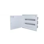   ETI 001101293 ERP24-2 műanyag süllyesztett fémajtós elosztó 2x24 modul
