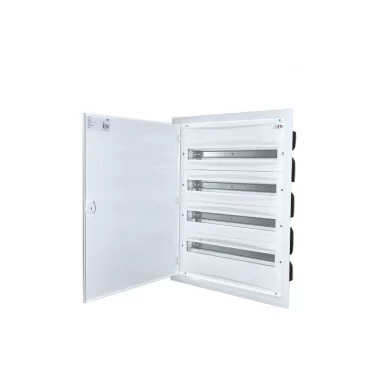 ETI 001101295 ERP24-4 műanyag süllyesztett fémajtós elosztó 4x24 modul ETI 001101295 ERP24-4 műanyag süllyesztett fémajtós elosztó 4x24 modul