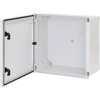   ETI 001102602 EPC 40-40-20 poliészter szekrény tömör ajtóval, IP66, 400x400x200 mm