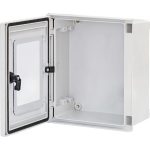   ETI 001102608 EPC-W 30-25-14 poliészter szekrény átlátszó ablakos ajtóval, IP66, 300x250x