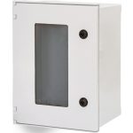   ETI 001102609 EPC-W 40-30-20 poliészter szekrény átlátszó ablakos ajtóval, IP66, 400x300x