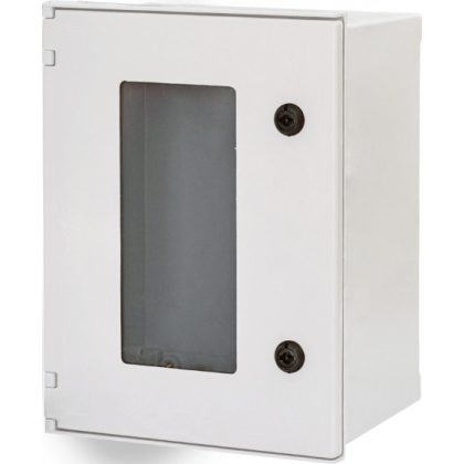   ETI 001102609 EPC-W 40-30-20 poliészter szekrény átlátszó ablakos ajtóval, IP66, 400x300x