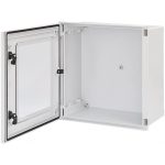   ETI 001102610 EPC-W 40-40-20 poliészter szekrény átlátszó ablakos ajtóval, IP66, 400x400x
