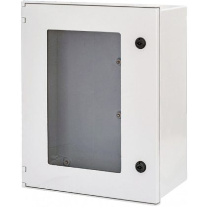   ETI 001102611 EPC-W 50-40-20 poliészter szekrény átlátszó ablakos ajtóval, IP66, 500x400x