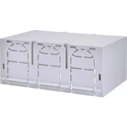   ETI 001690952 PRS KVL-00 3p L csatlakozó burkolat, 3P, kitörhető, Hossz: 66mm, méret: 00