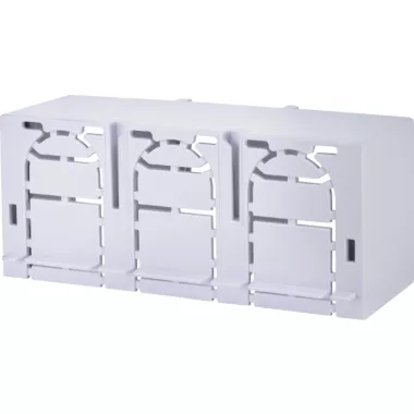 ETI 001690953 PRS KVL-00 3p S csatlakozó burkolat, 3P, kitörhető, Hossz: 36mm, méret: 00