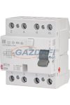 ETI 002061541 EFI-P4 A 25A 500mA áram-védőkapcsoló, 4p, váltóáramú és pulzáló, azonnali kioldású (Fi-relé)