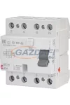 ETI 002061543 EFI-P4 A 63A 500mA áram-védőkapcsoló, 4p, váltóáramú és pulzáló, azonnali kioldású (Fi-relé)