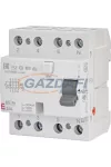 ETI 002061631 EFI-P4 AC 25A 300mA áram-védőkapcsoló, 4p, csak váltóáramú, azonnali kioldású (Fi-relé)