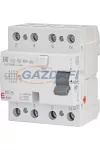 ETI 002061632 EFI-P4 AC 40A 300mA áram-védőkapcsoló, 4p, csak váltóáramú, azonnali kioldású (Fi-relé)